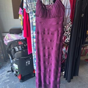 Elegant Purple Maxi Dress